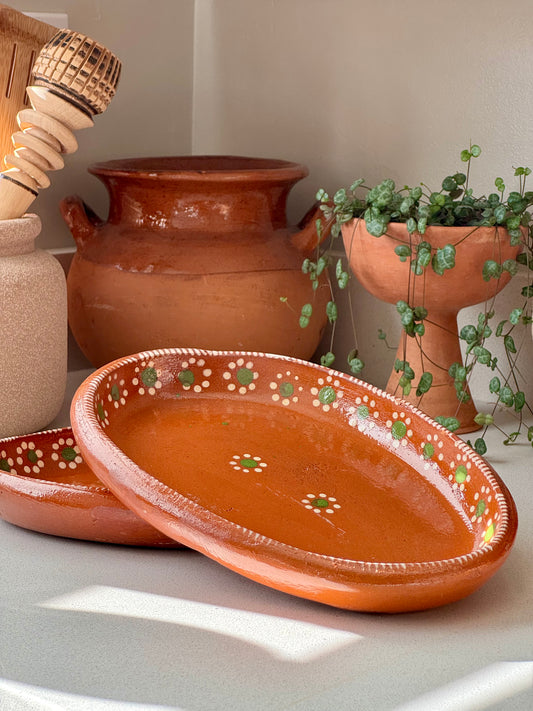 Mexican Entree Clay Plate