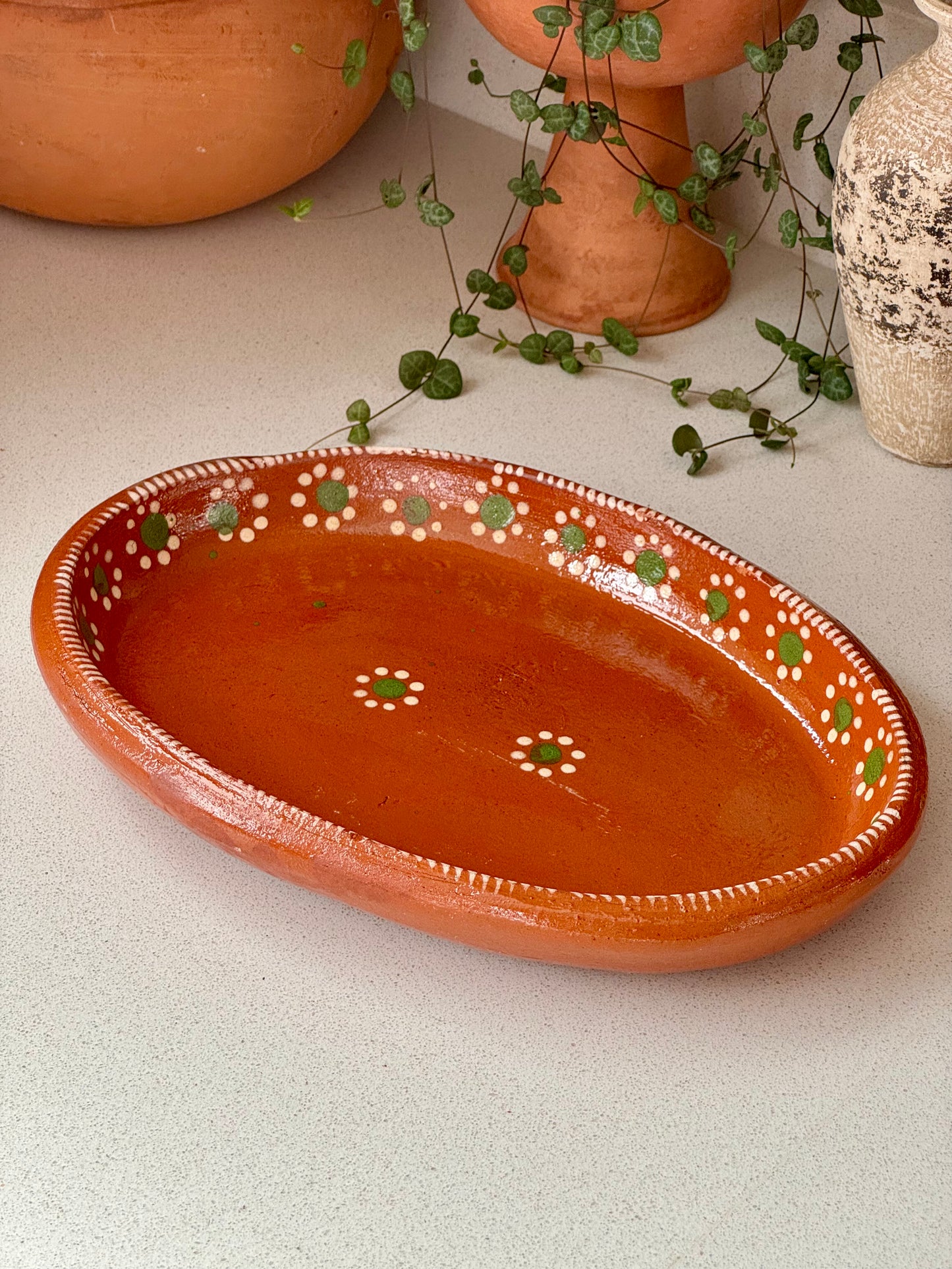 Mexican Entree Clay Plate