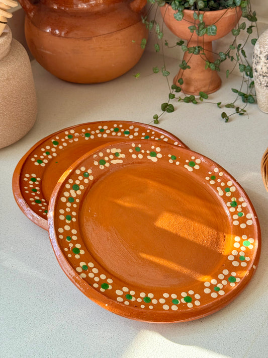 Mexican Barro Clay Plate