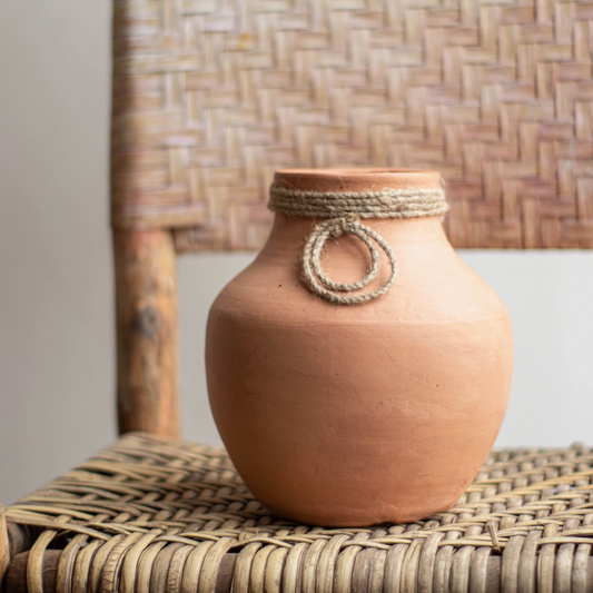 Ezekiel Terracotta Decorative Vase